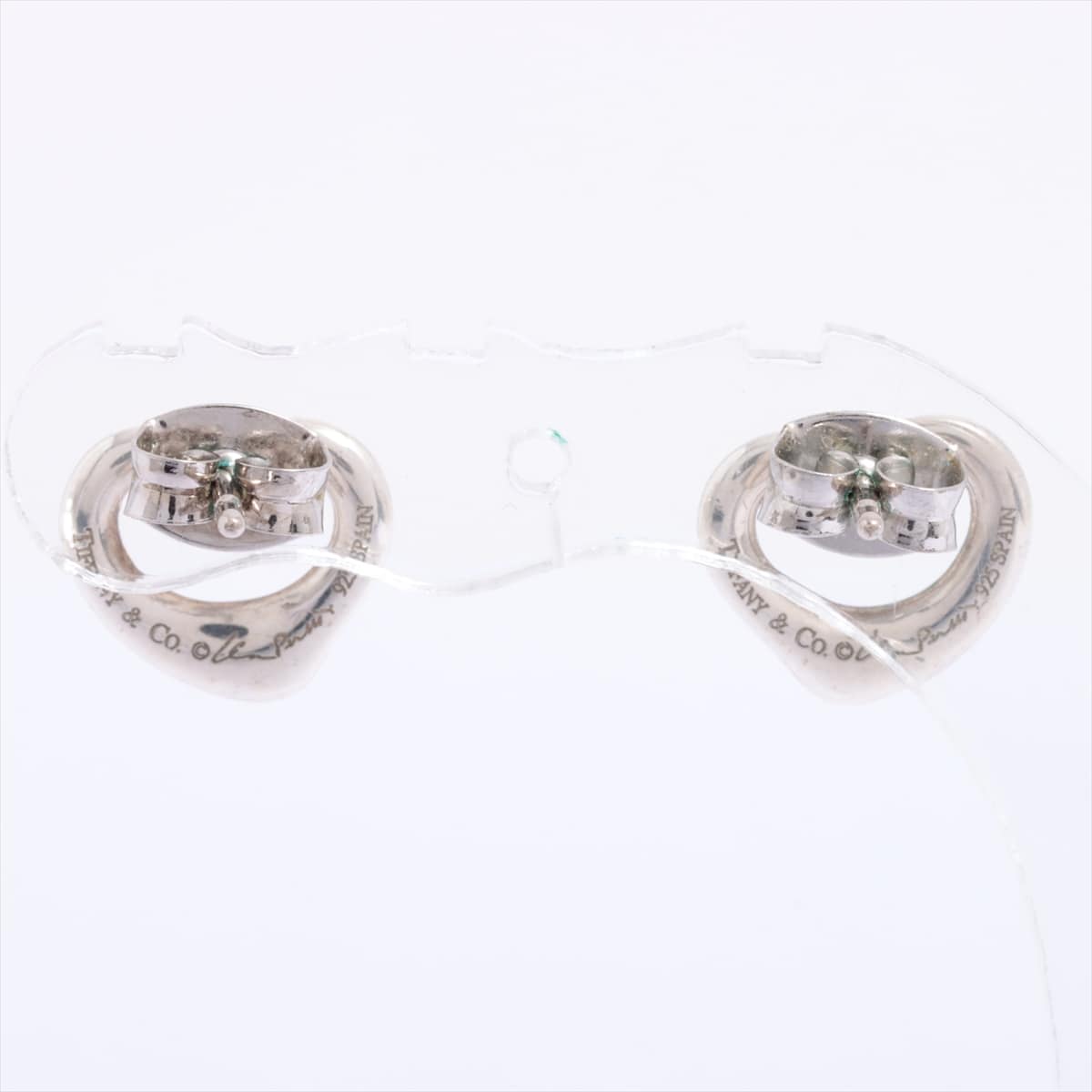 Tiffany Open Heart Piercing jewelry 925 1.9g Silver