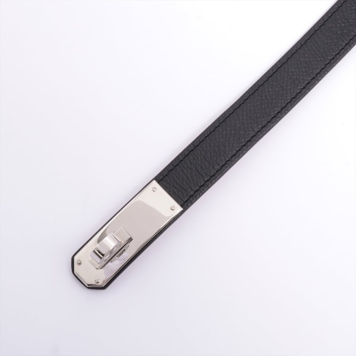 Hermès Kelly Belt Z engraved Belt Veau Epsom Black