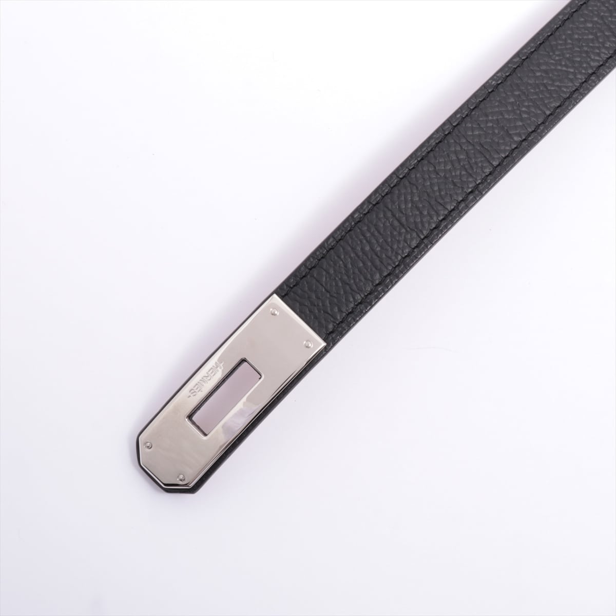 Hermès Kelly Belt Z engraved Belt Veau Epsom Black