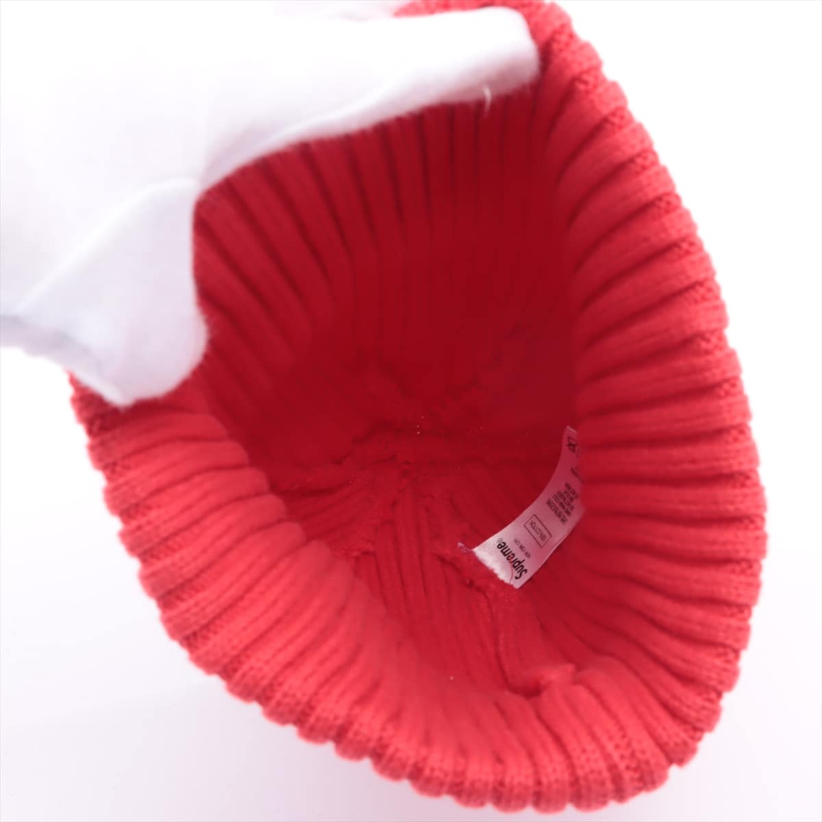 Supreme Knit cap Cotton Red