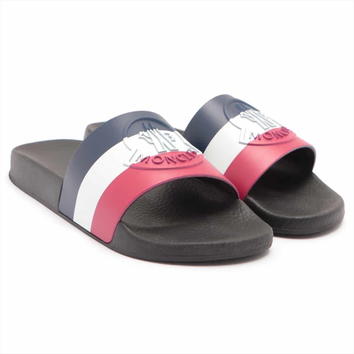 Moncler Rubber Sandals 40 Unisex Tricolor