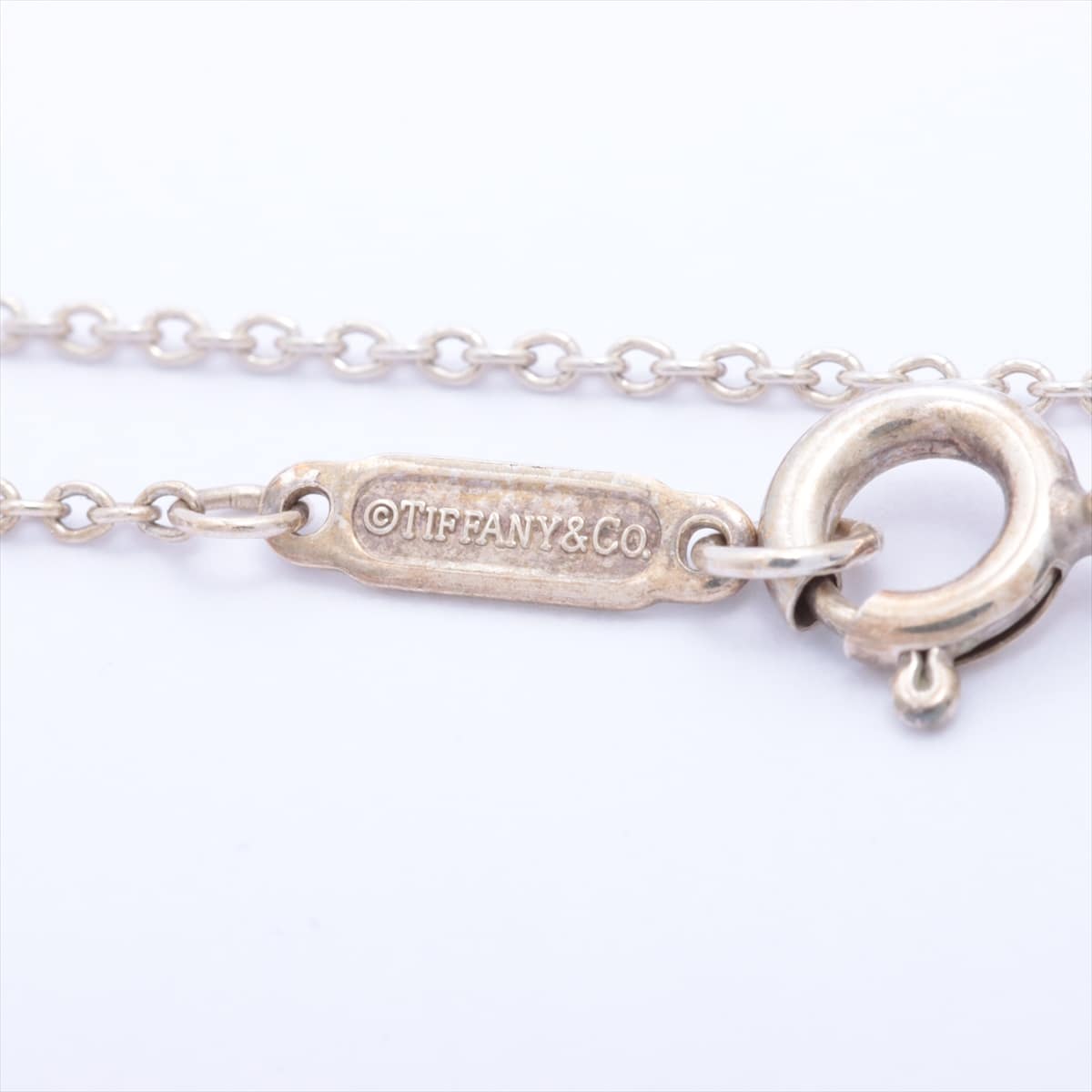 Tiffany 1837 Interlocking Circle Necklace 925 5.2g Silver