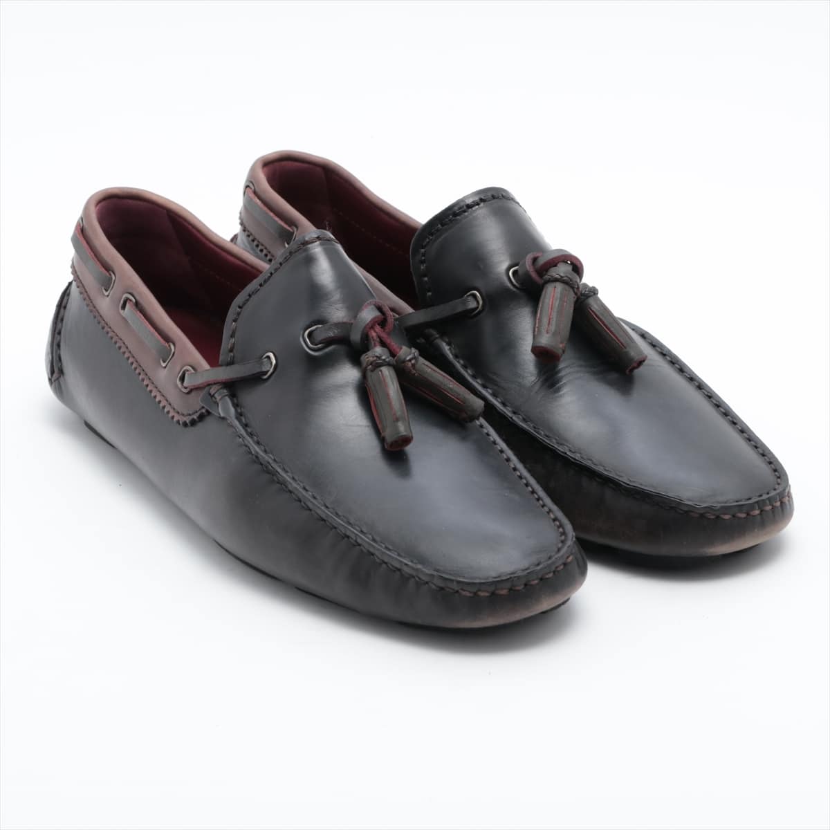 Berluti Leather Driving shoes 7 Men's Black