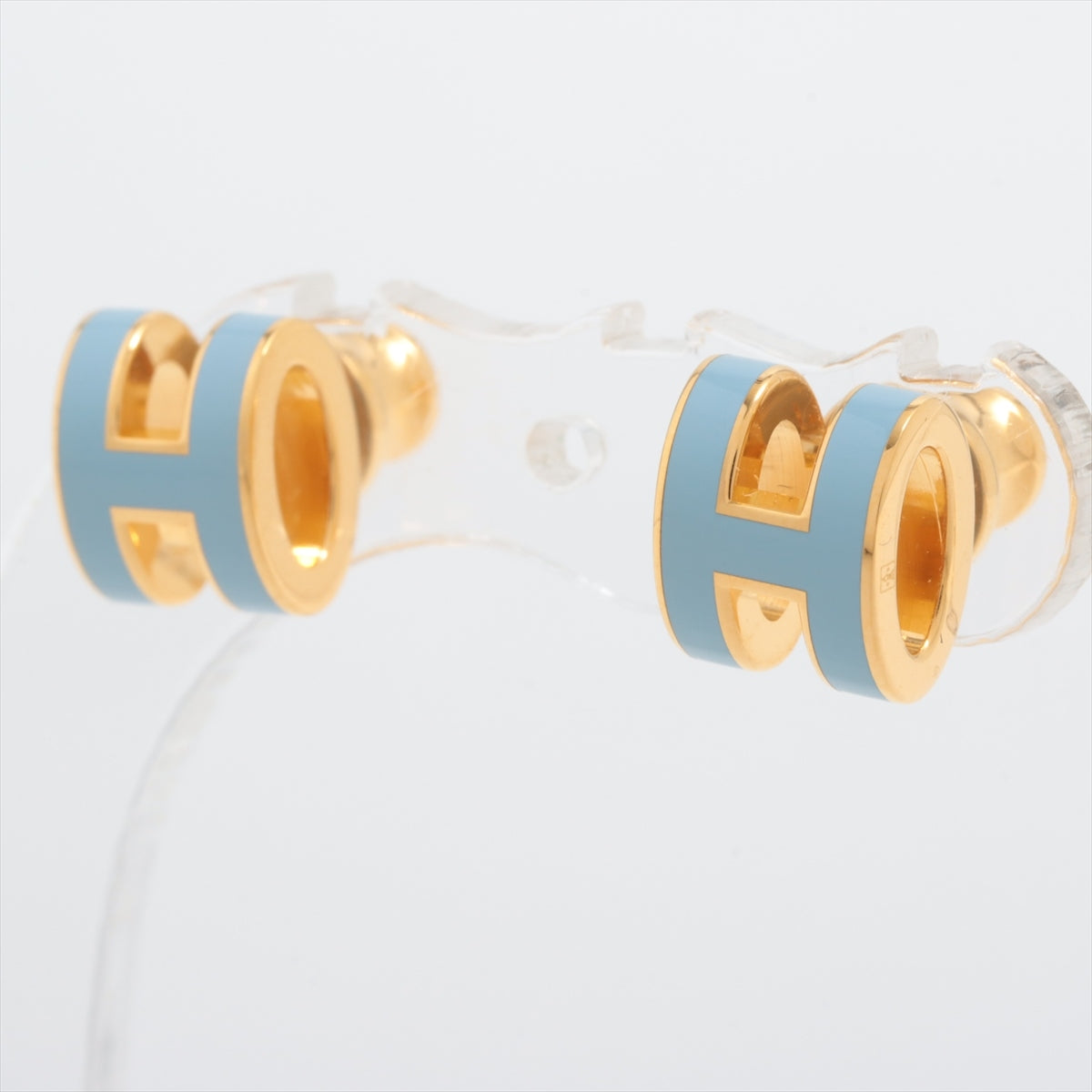 Hermès Mini Pop Ash H Piercing jewelry (for both ears) GP Gold