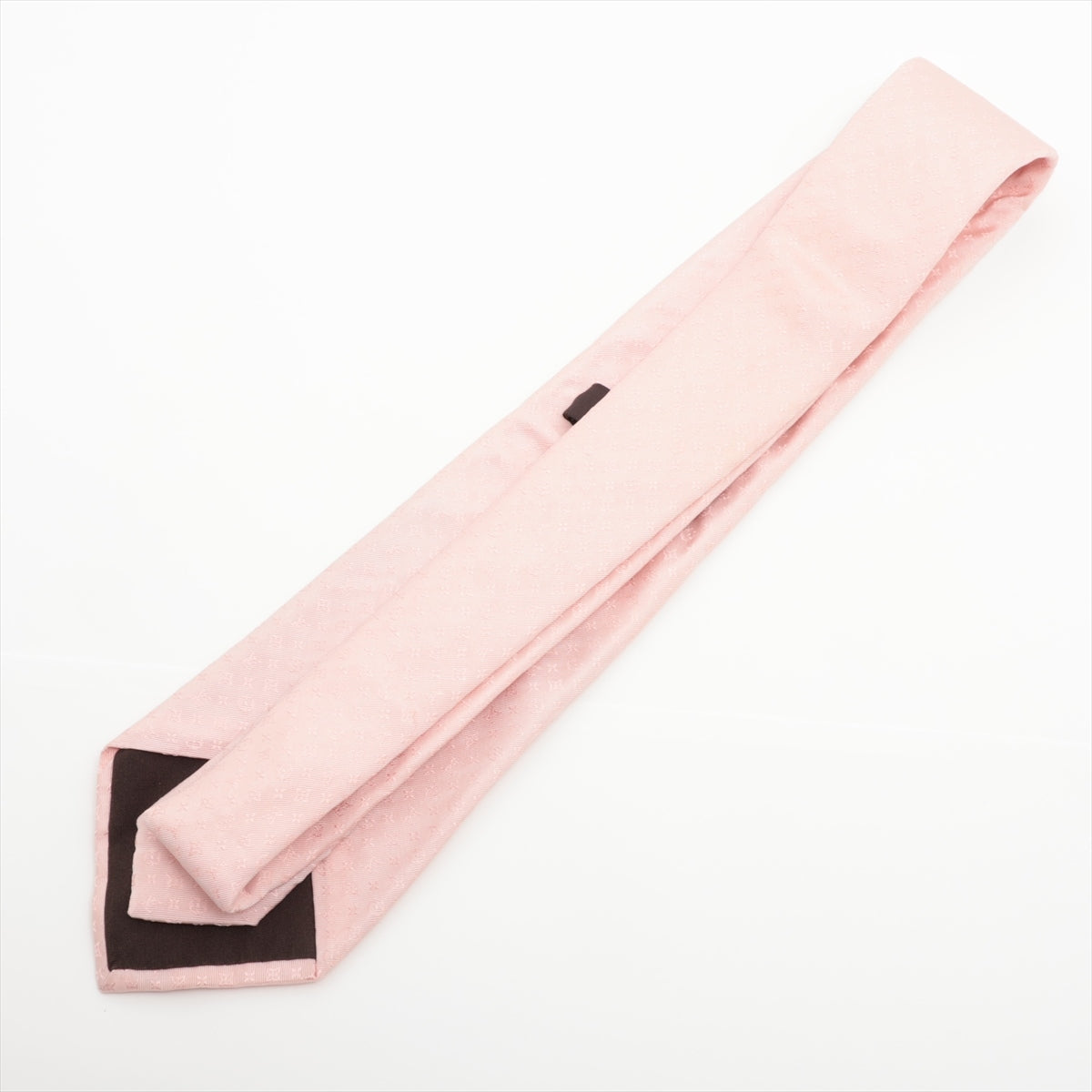 Louis Vuitton Cravat Necktie Silk Pink