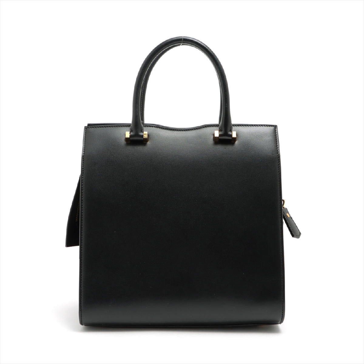 Saint Laurent Paris Uptown Leather 2 Way Handbag Black 636542