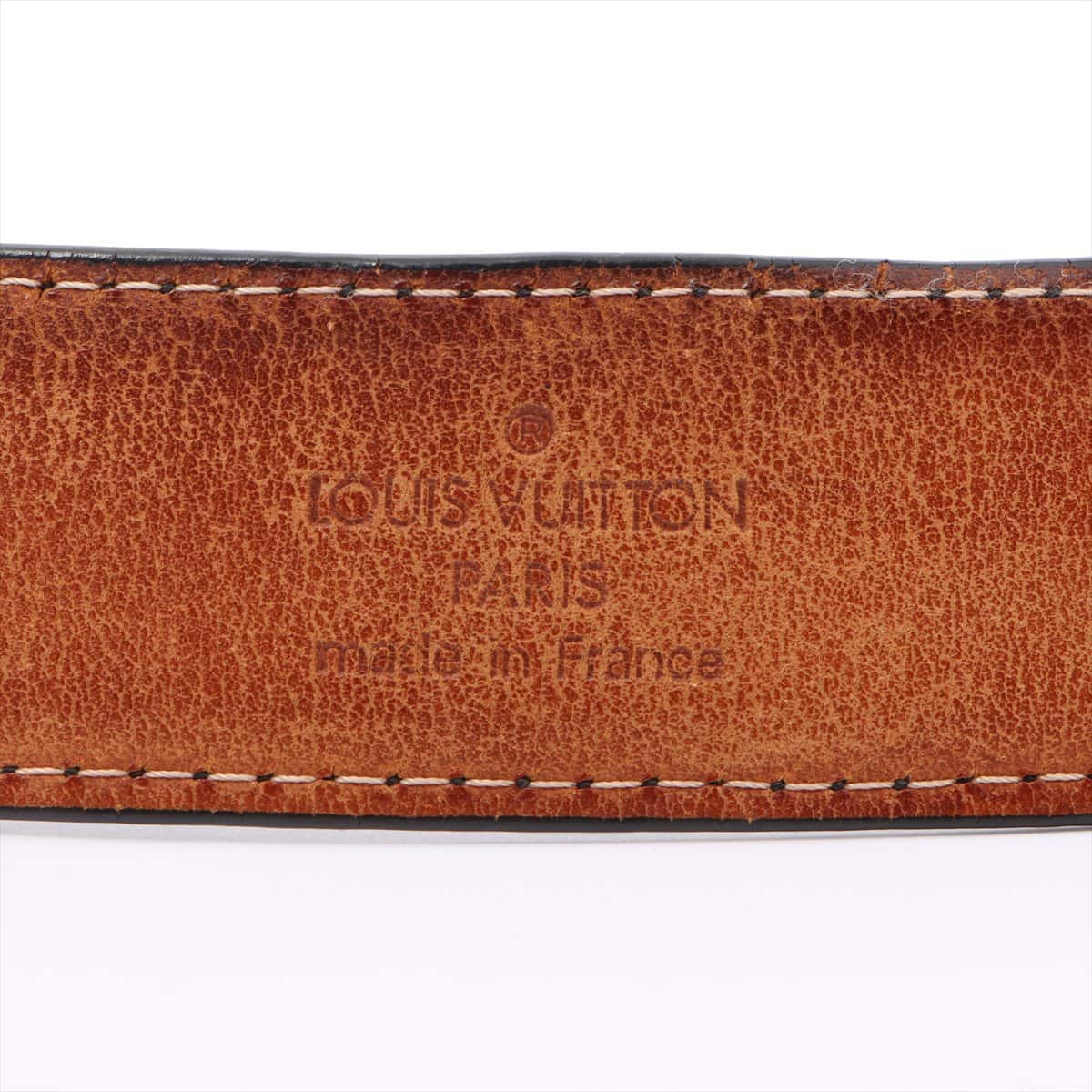 Louis Vuitton M6833V Ceinture Classique Belt 34/85 Taurillon Black