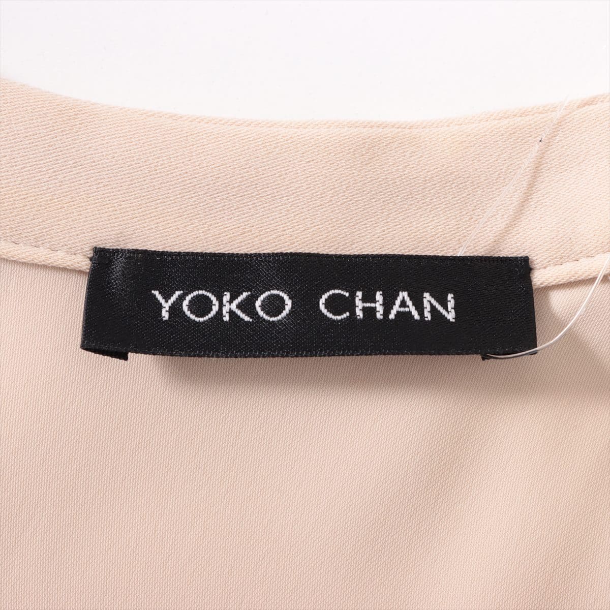 YOKO CHAN Polyester Jumpsuit 38 Ladies' black x beige  YCP-117-034