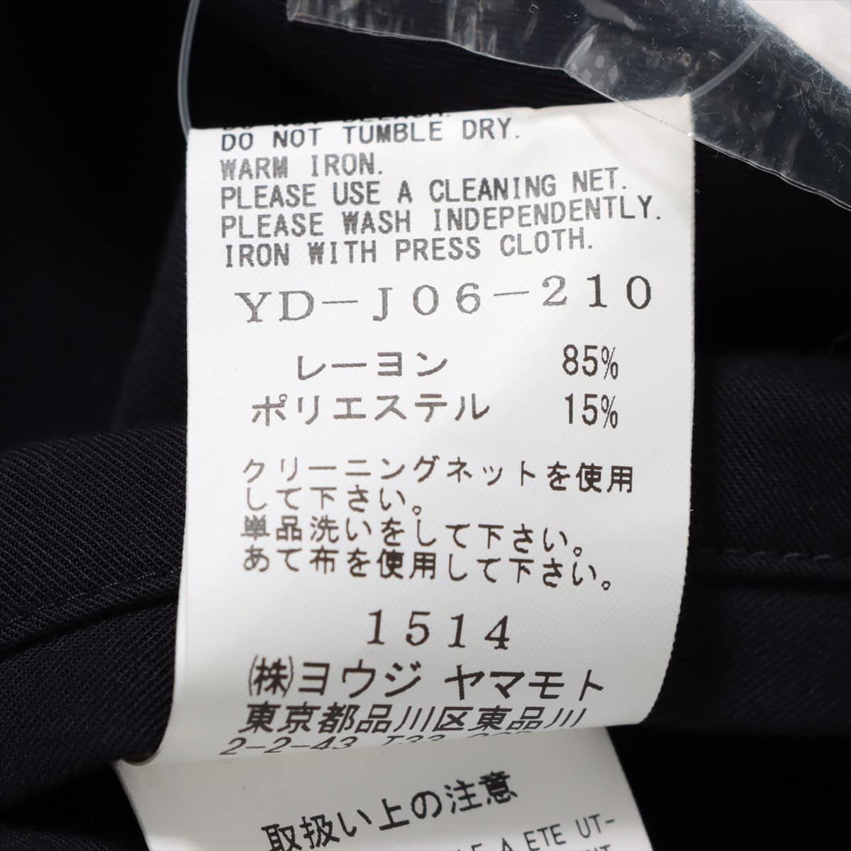 Y's Polyester × Rayon Jacket 2 Men's Gray x navy  YD-J06-210