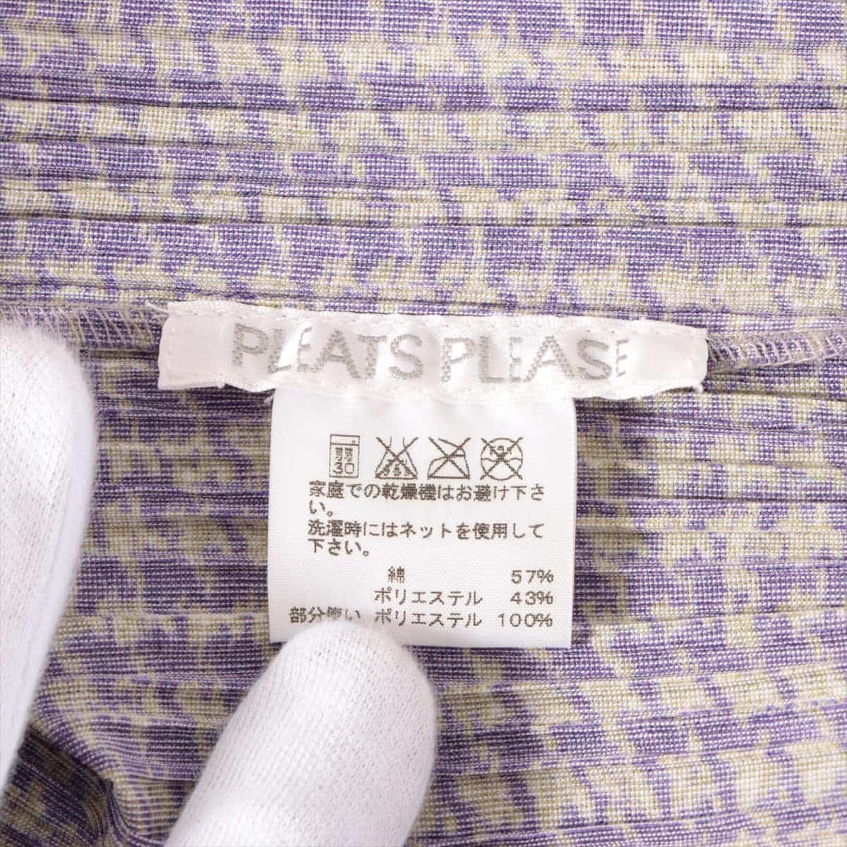 PLEATS PLEASE Cotton & polyester Setup 3/2 Ladies' Purple