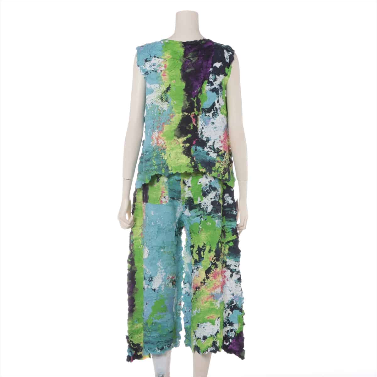 ISSEY MIYAKE Polyester Setup 2 Ladies' Multicolor  oil painting