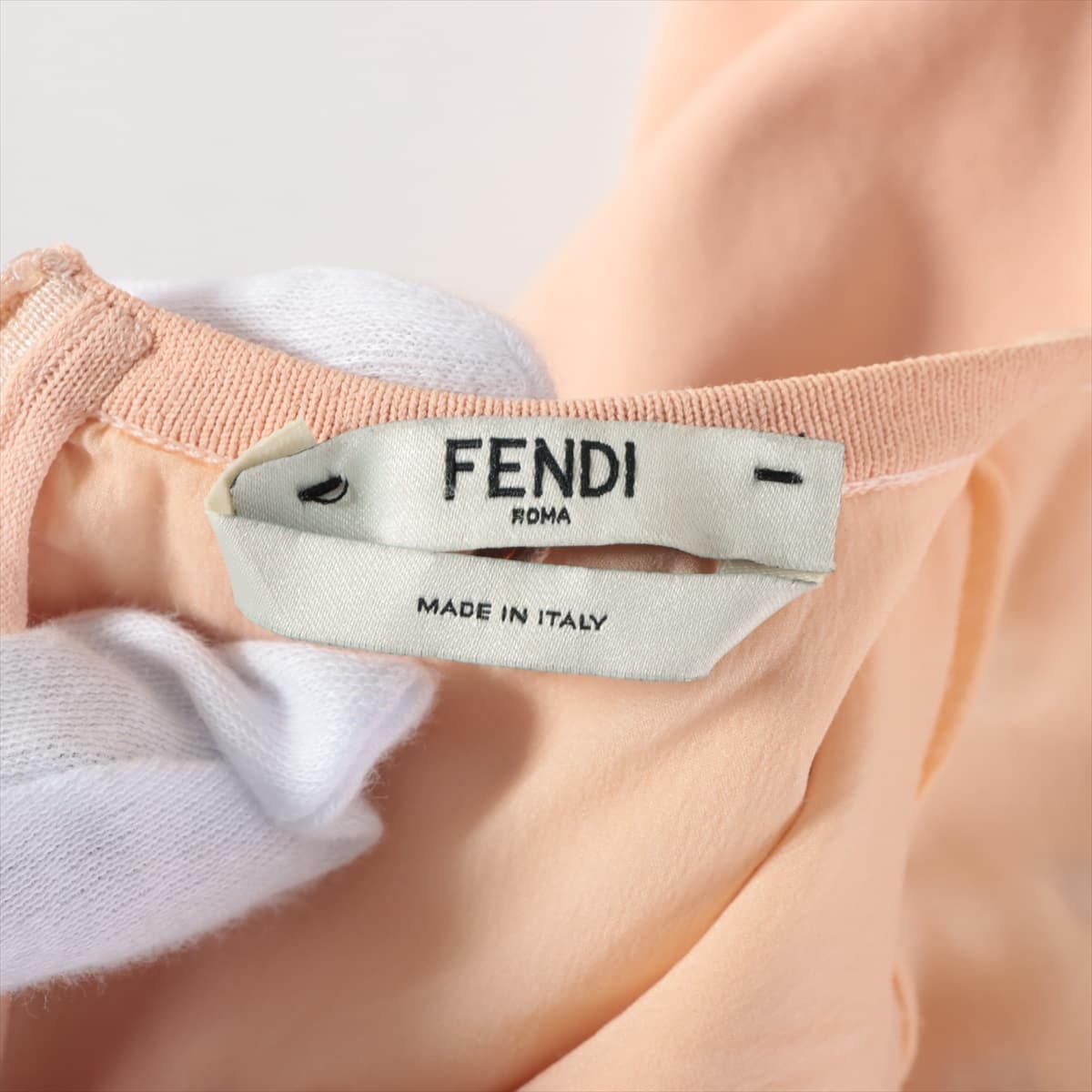 Fendi 14 years Polyester × Rayon Dress 38 Ladies' Pink  FZD532