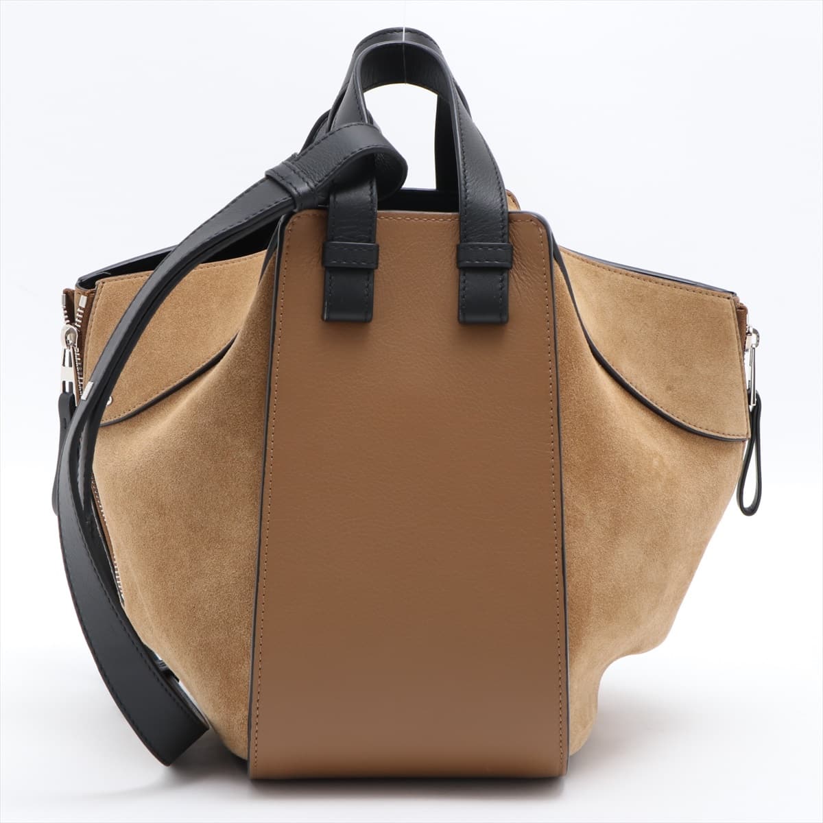 Loewe Hammock small Leather & suede 2way shoulder bag Brown