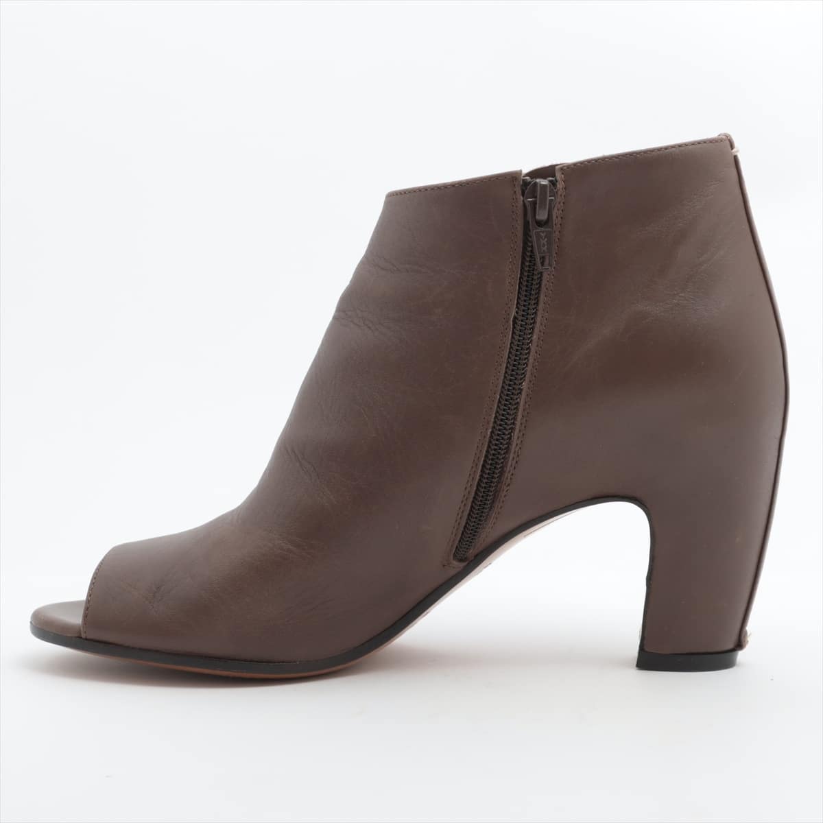 Maison Margiela Leather Boots 36 Ladies' Brown Open toe S58WP0068 22