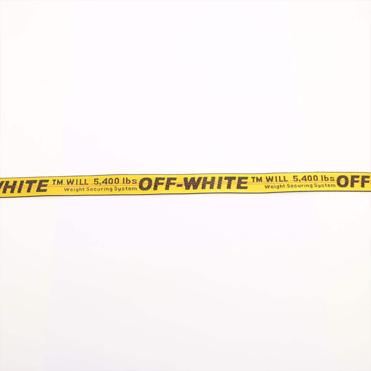 Off-White Belt O/S Polyester x polyamide Yellow