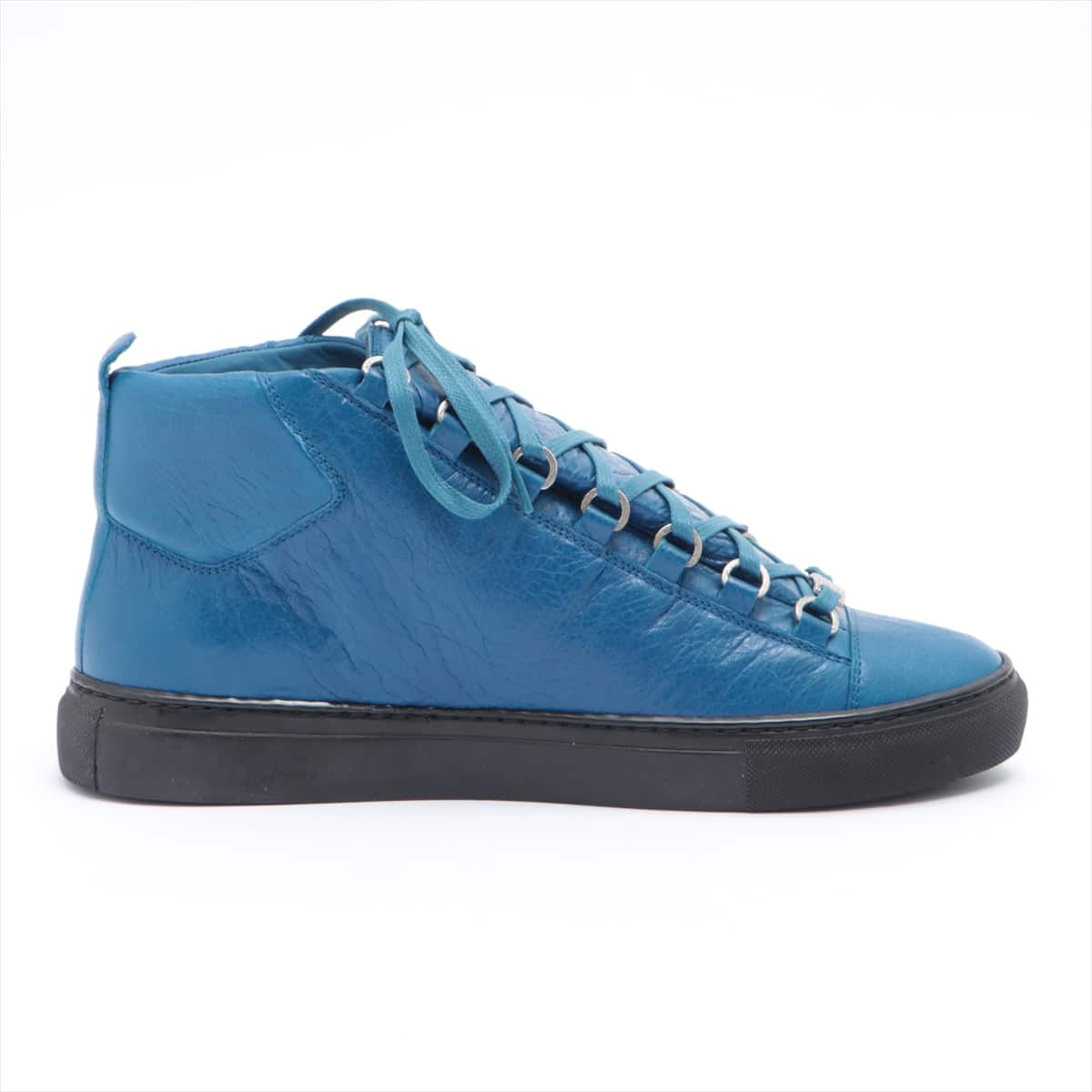Balenciaga Arena 15SS Leather High-top Sneakers 41 Men's Blue 373401