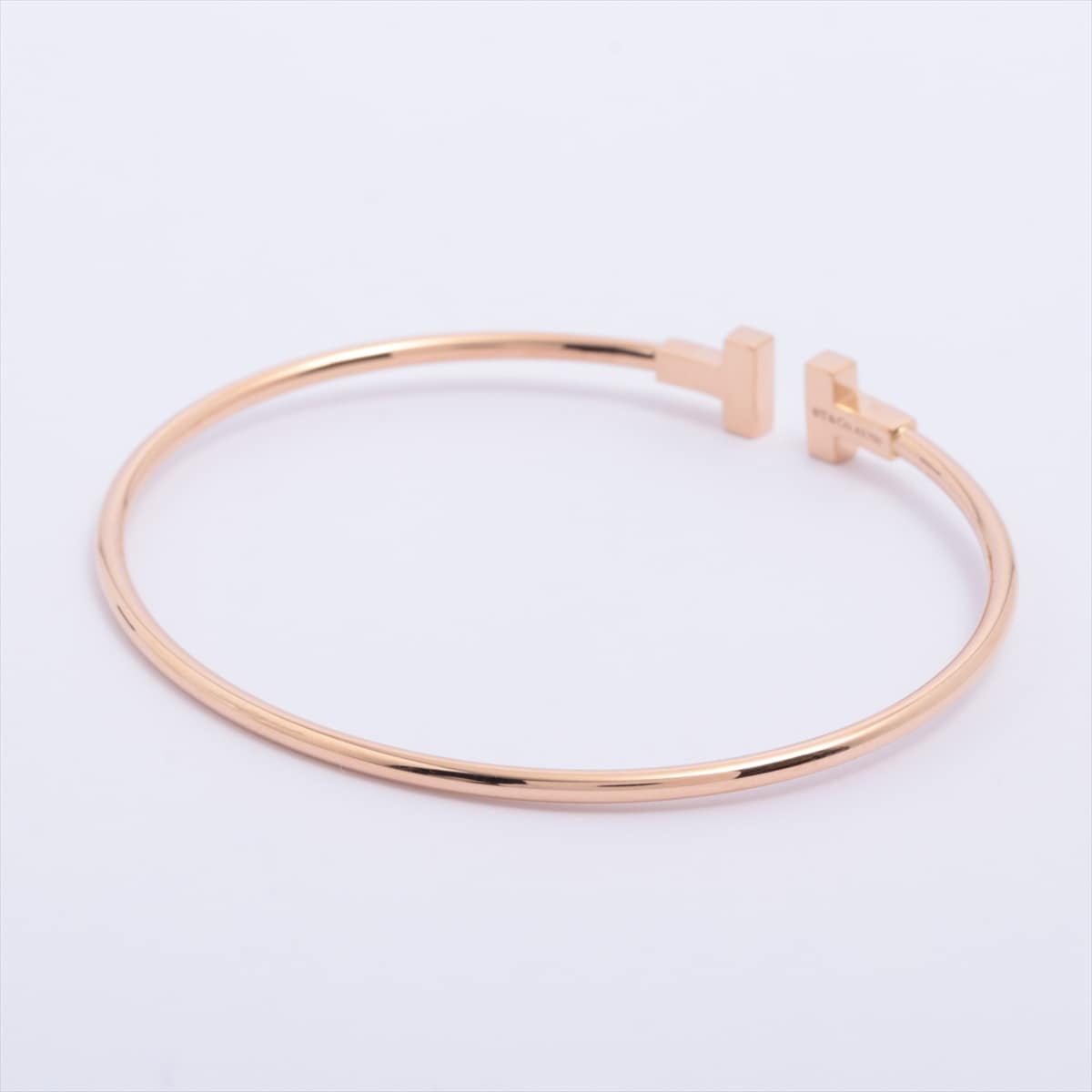 Tiffany T Wire Narrow Bracelet 750(PG) 6.0g