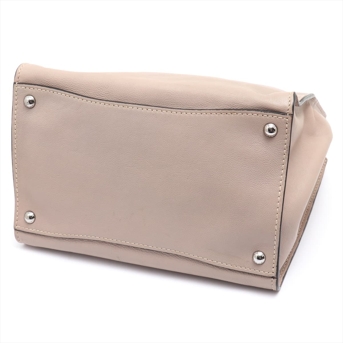 Prada Leather 2way handbag Beige