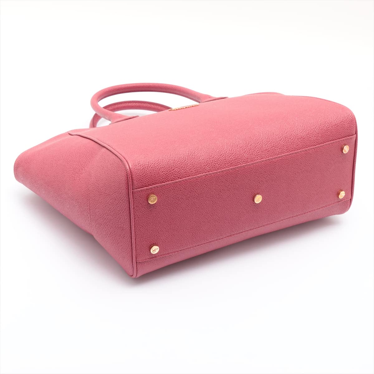 Chopard Napoli mini Leather 2 way tote bag Pink Gold