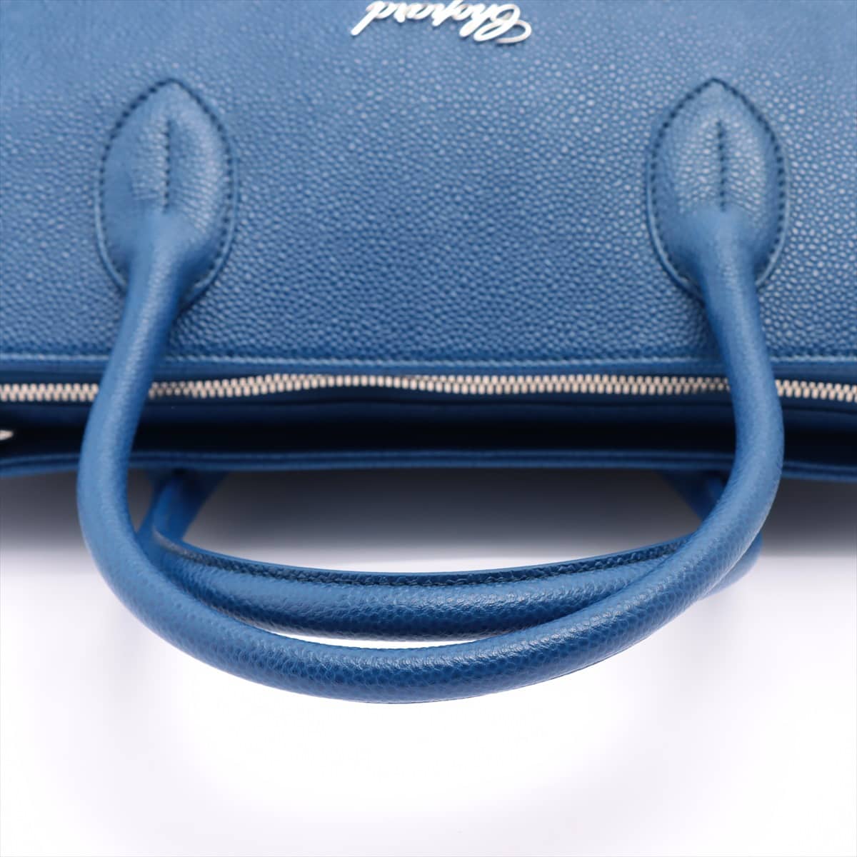 Chopard Napoli mini Leather 2 way tote bag Blue