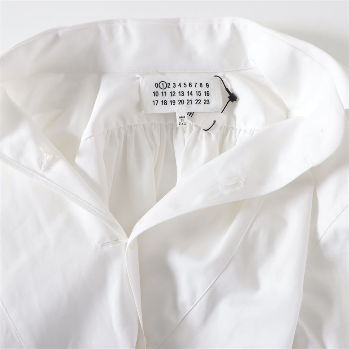 Maison Margiela Cotton Shirt dress Ladies' White
