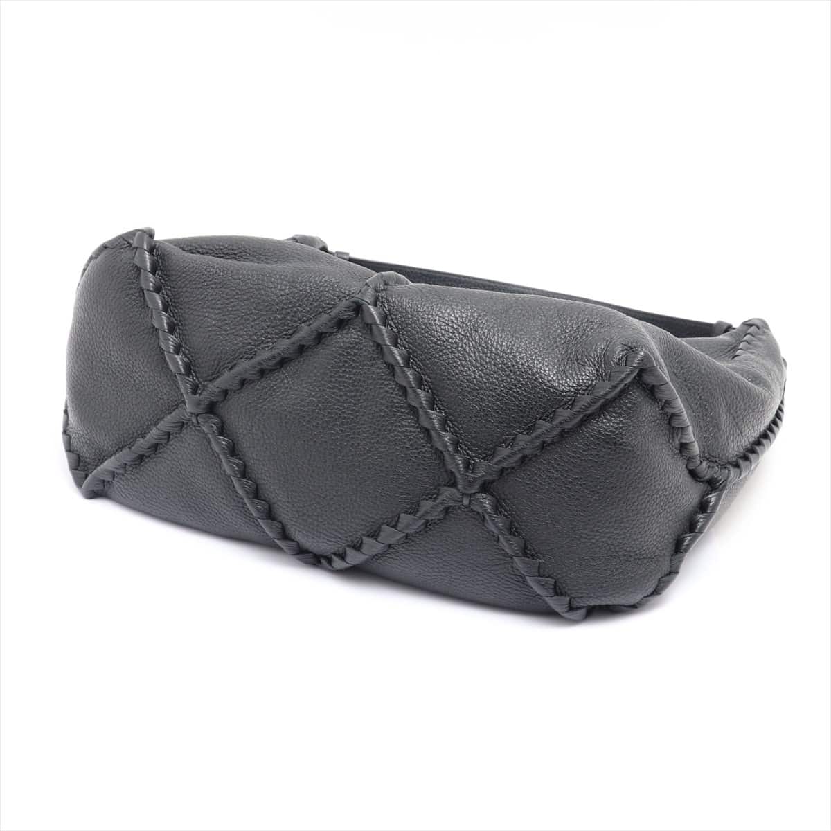 Bottega Veneta Cervo Leather Shoulder bag Black