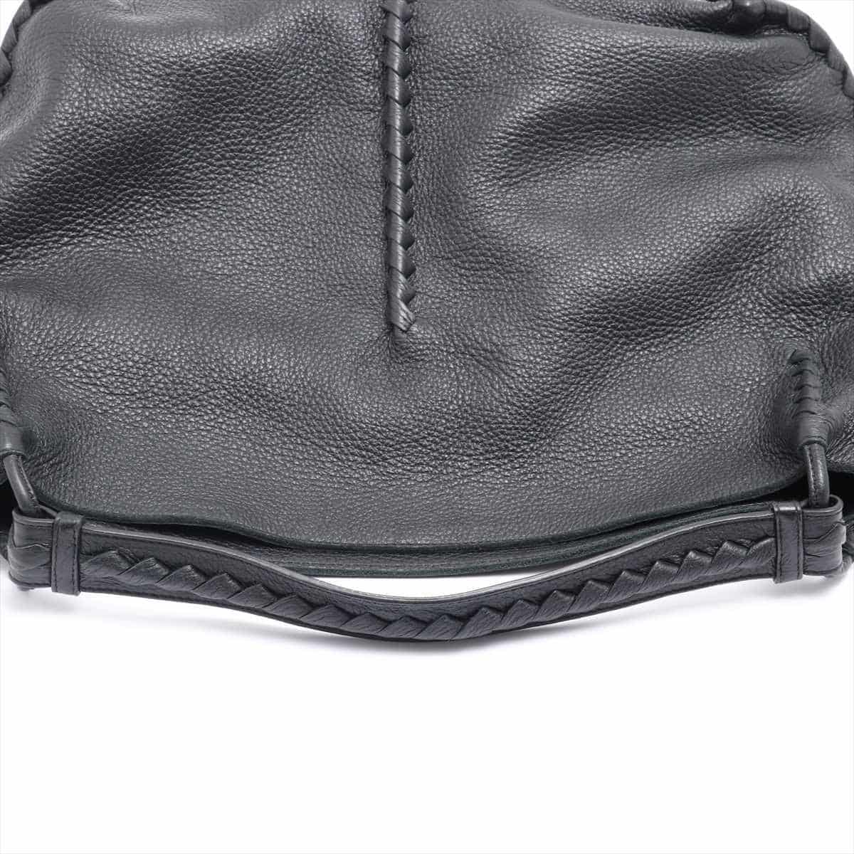 Bottega Veneta Cervo Leather Shoulder bag Black