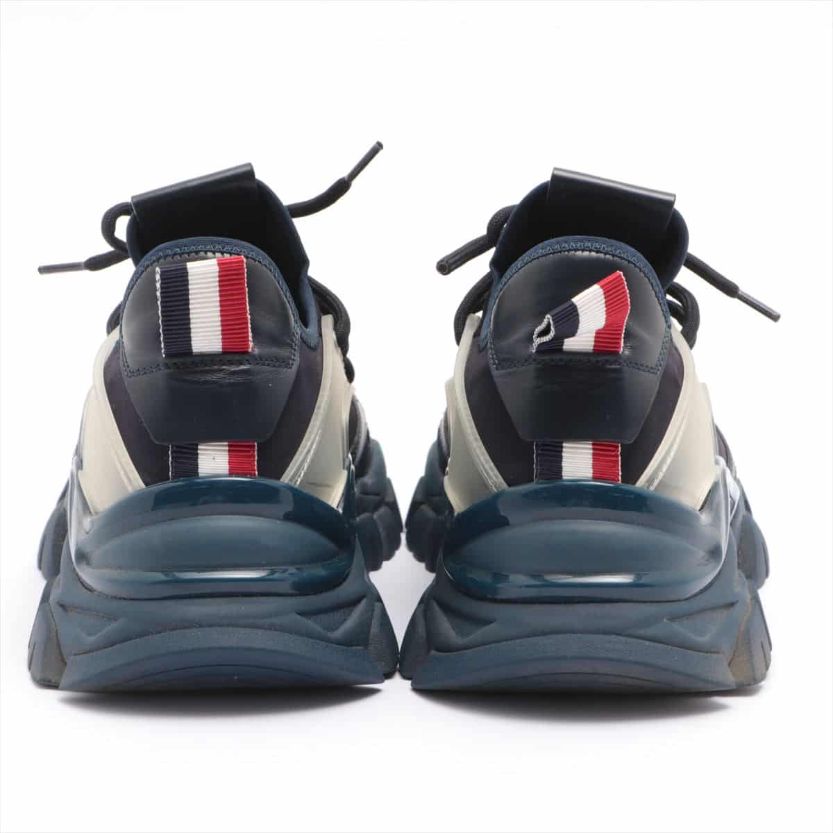 Moncler Fabric Sneakers 41 Men's Navy blue TREVOR SCARPA