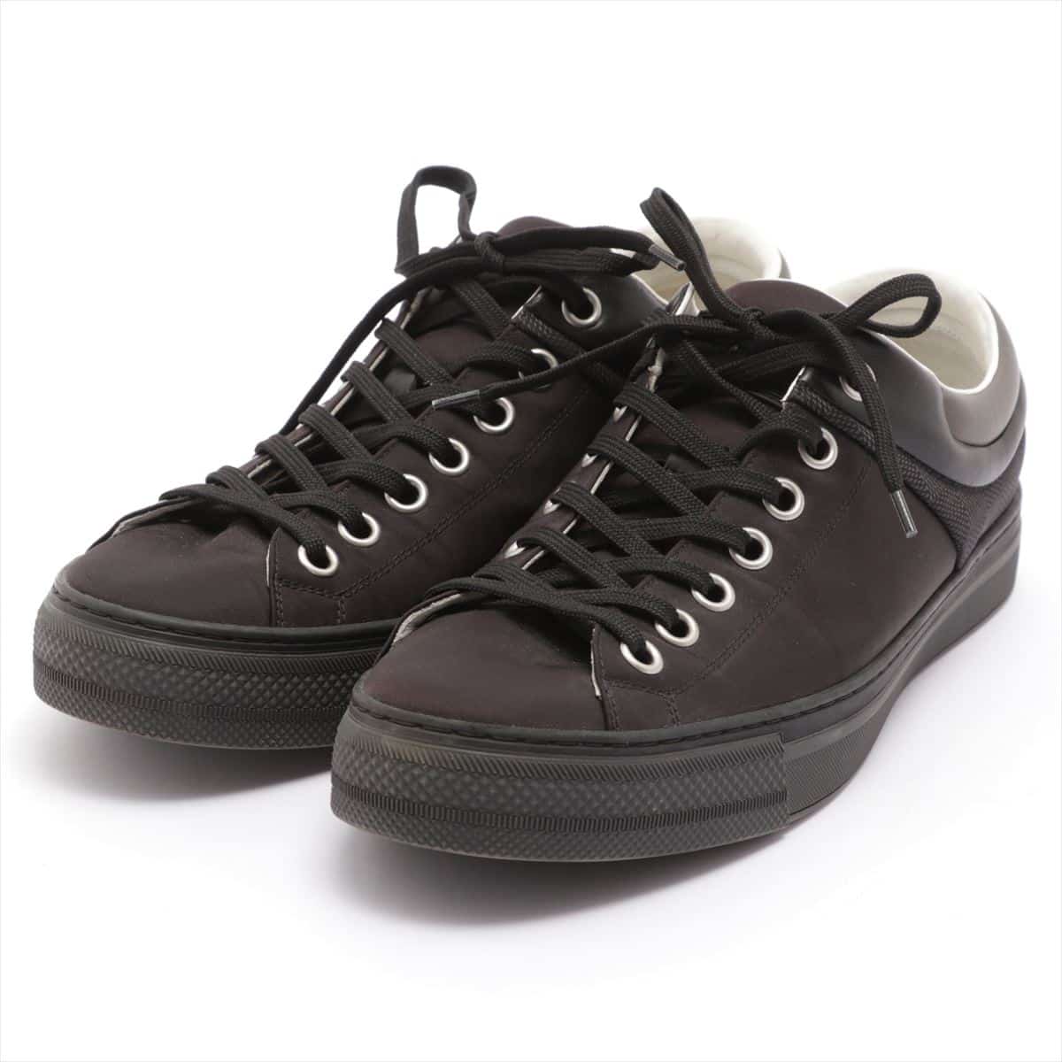 Louis Vuitton Sprinter Line MS0135 Nylon Sneakers 7 Men's Black Damier graphite