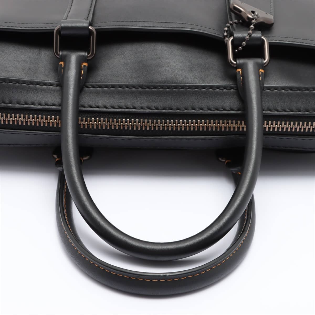 COACH Metropolitan Slim Leather 2WAY Businessbag Black
