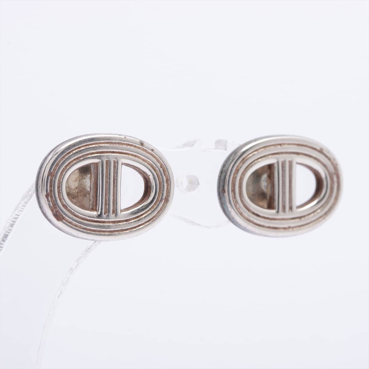 Hermès Chaîne d'Ancre Piercing jewelry (for both ears) 925 4.4g Silver