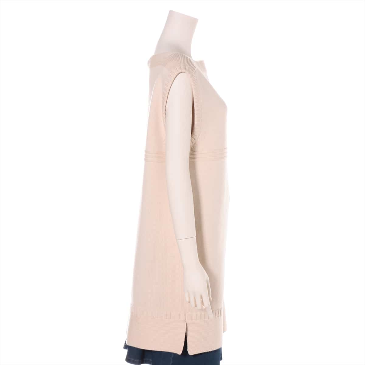 Chloe Wool Knit Vest M Ladies' Ivory