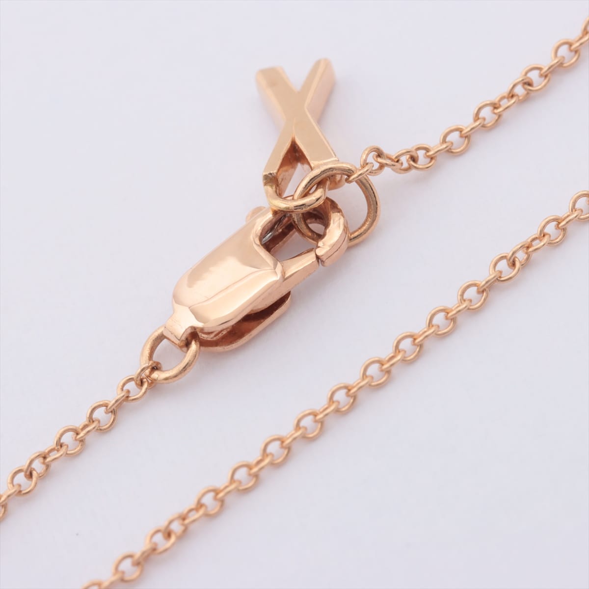Tiffany Atlas X Closed Interlocking Necklace 750 PG 5.7g