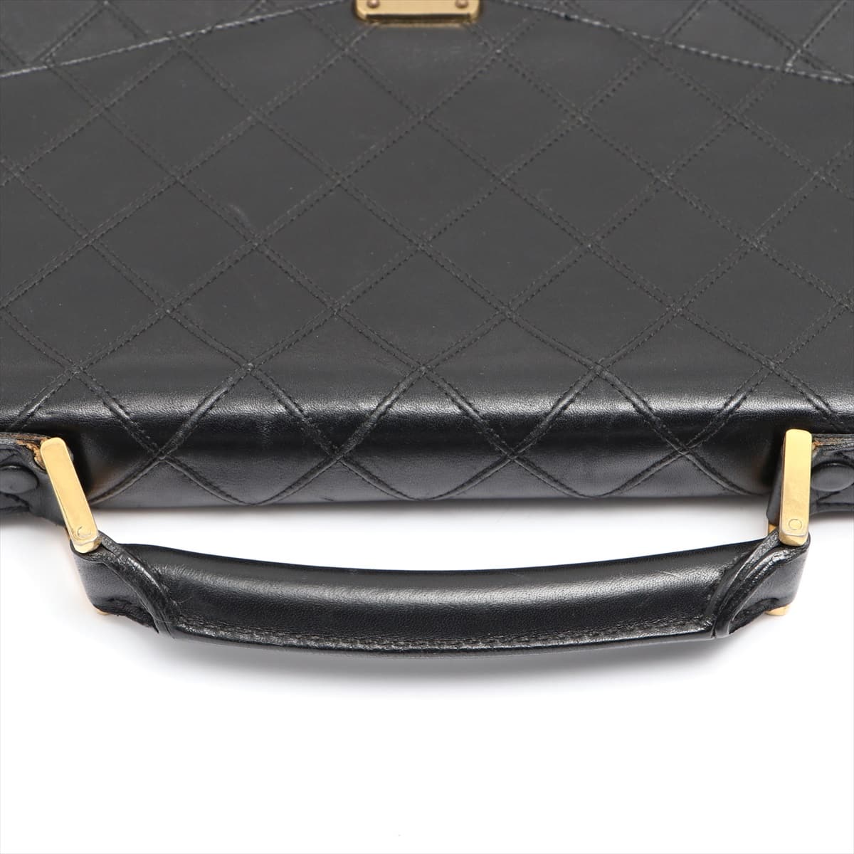 Chanel Bicolore Lambskin Business bag Black Gold Metal fittings 1XXXXXX