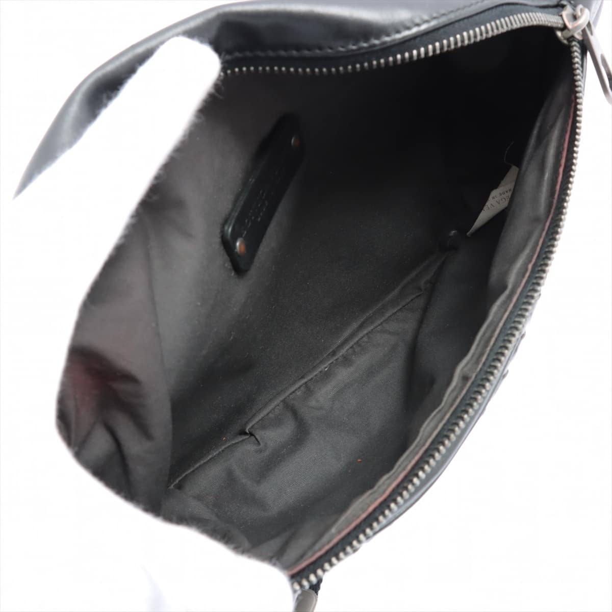 Bottega Veneta Intrecciato Leather Sling backpack Black 222310