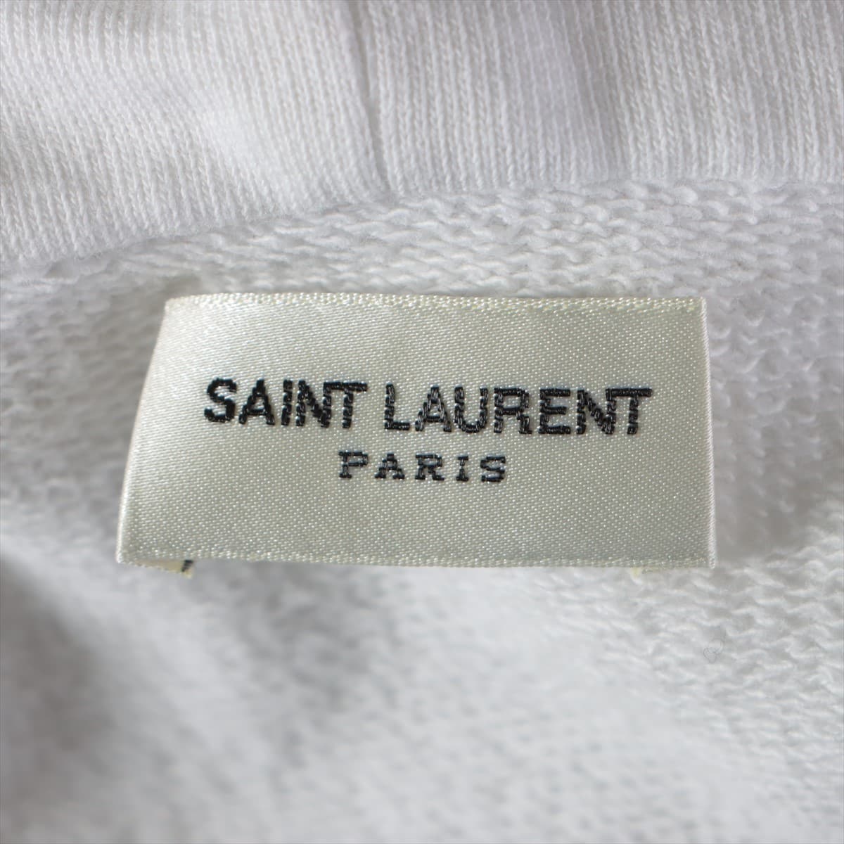 Saint Laurent Paris 18 years Cotton Parker M Men's White