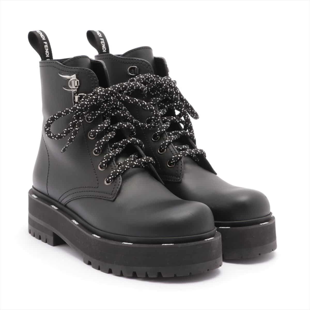 Fendi Leather Boots 36 Ladies' Black