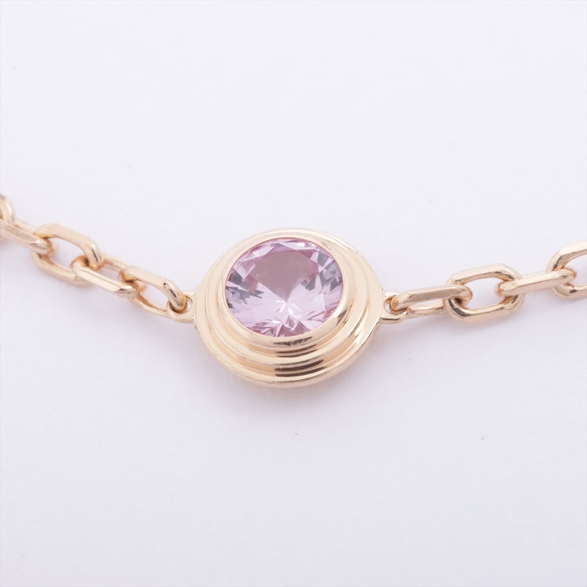 Cartier Saphirs Légers de Cartier 1P Pink sapphire Bracelet 750 PG 2.1g