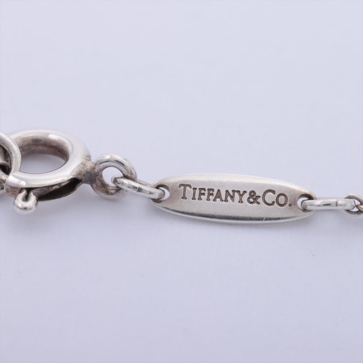 Tiffany Open Heart Necklace 925 2.1g Silver