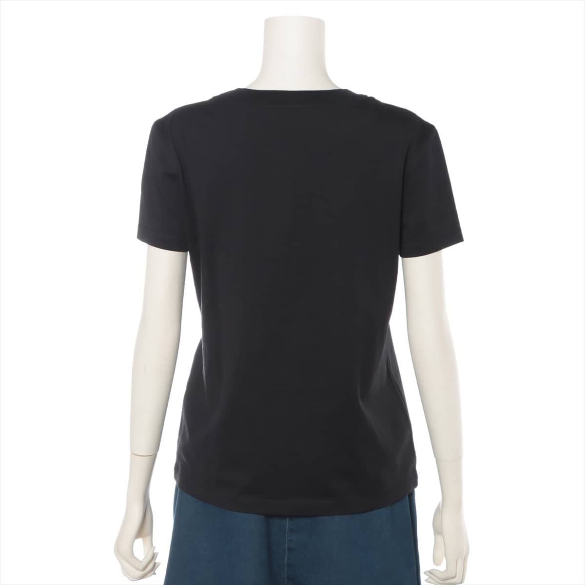 Hermès Chaîne d'Ancre Cotton T-shirt 36 Ladies' Black