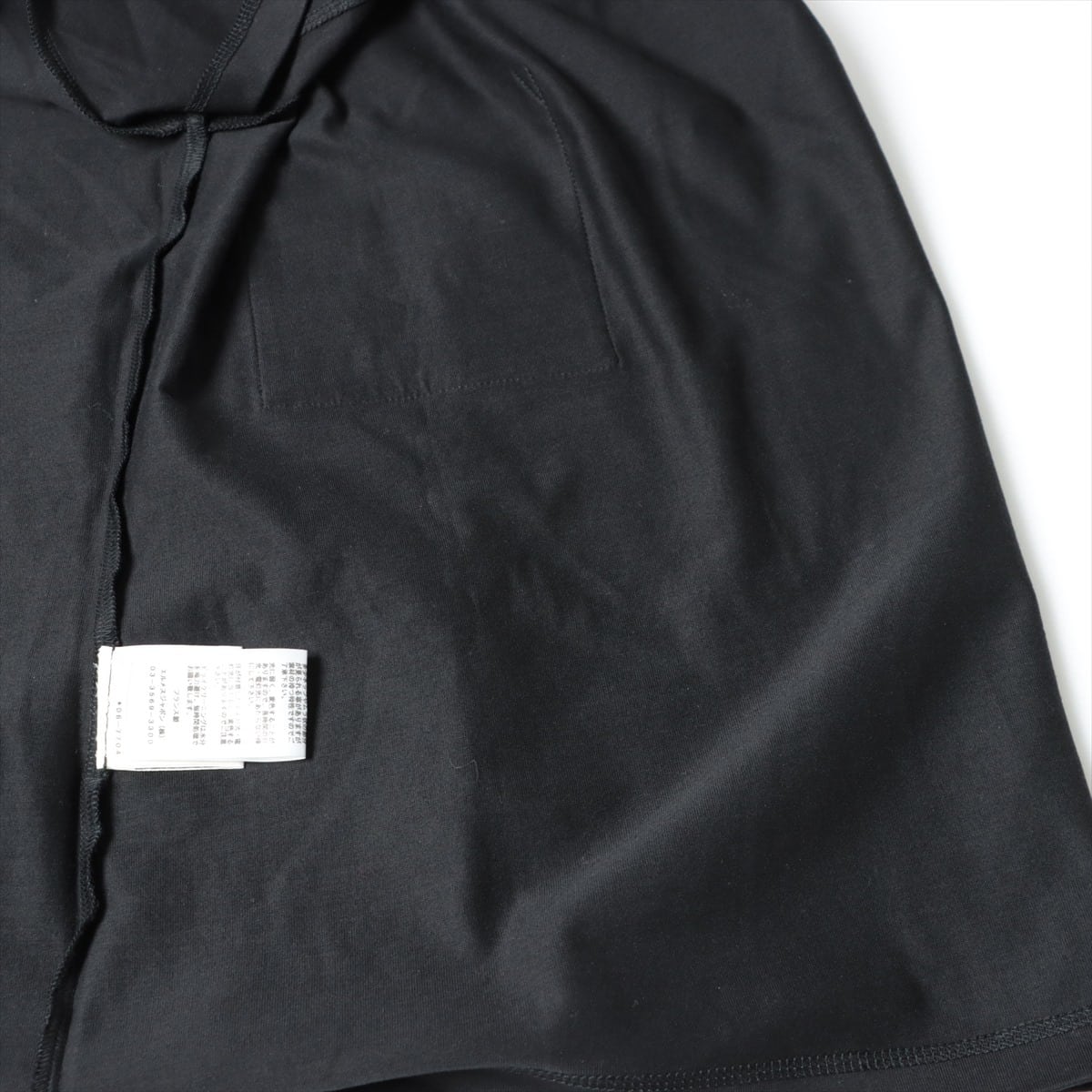 Hermès Chaîne d'Ancre Cotton T-shirt 36 Ladies' Black