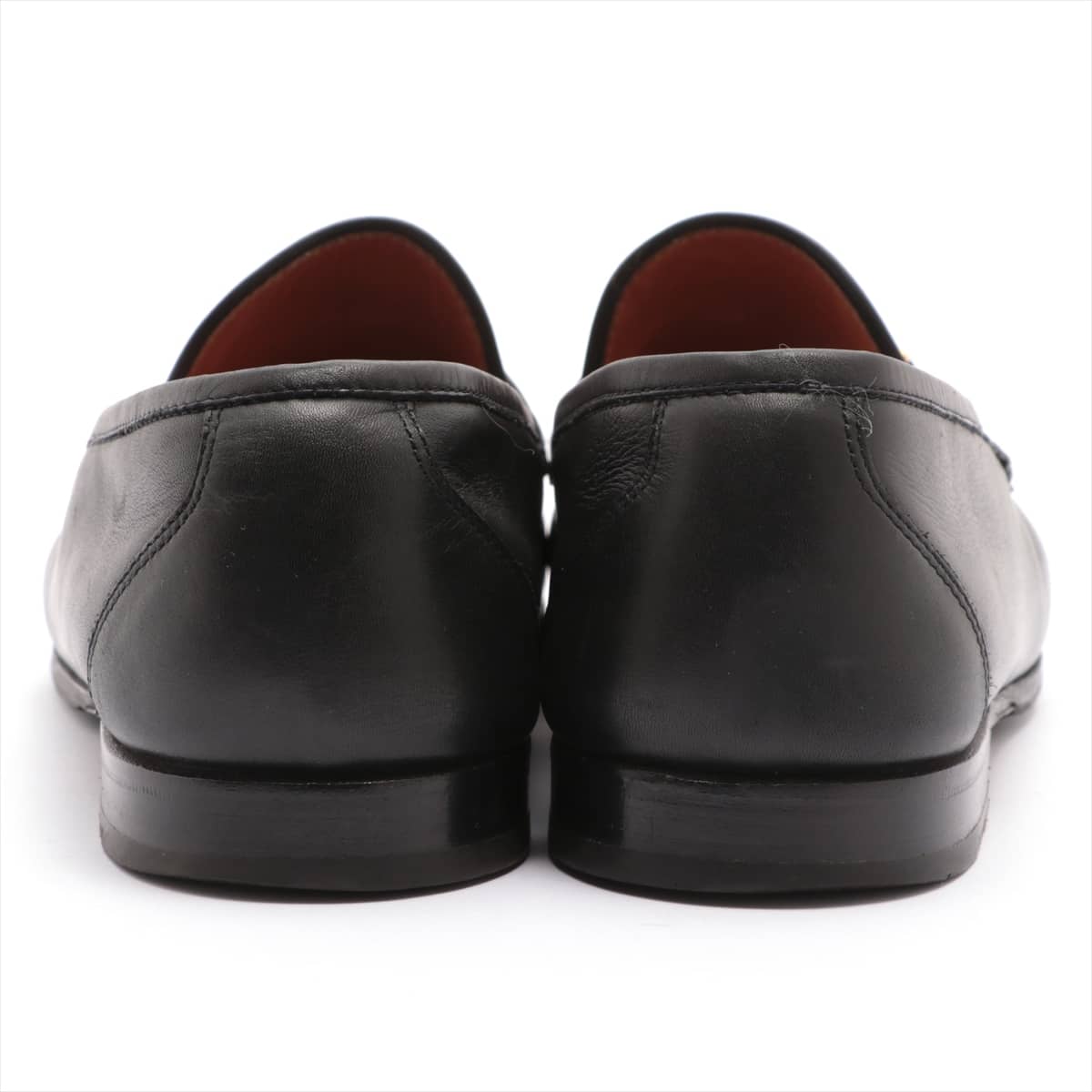 Ferragamo Leather Loafer 8.5EE Men's Black Gancini hardware Resoled.
