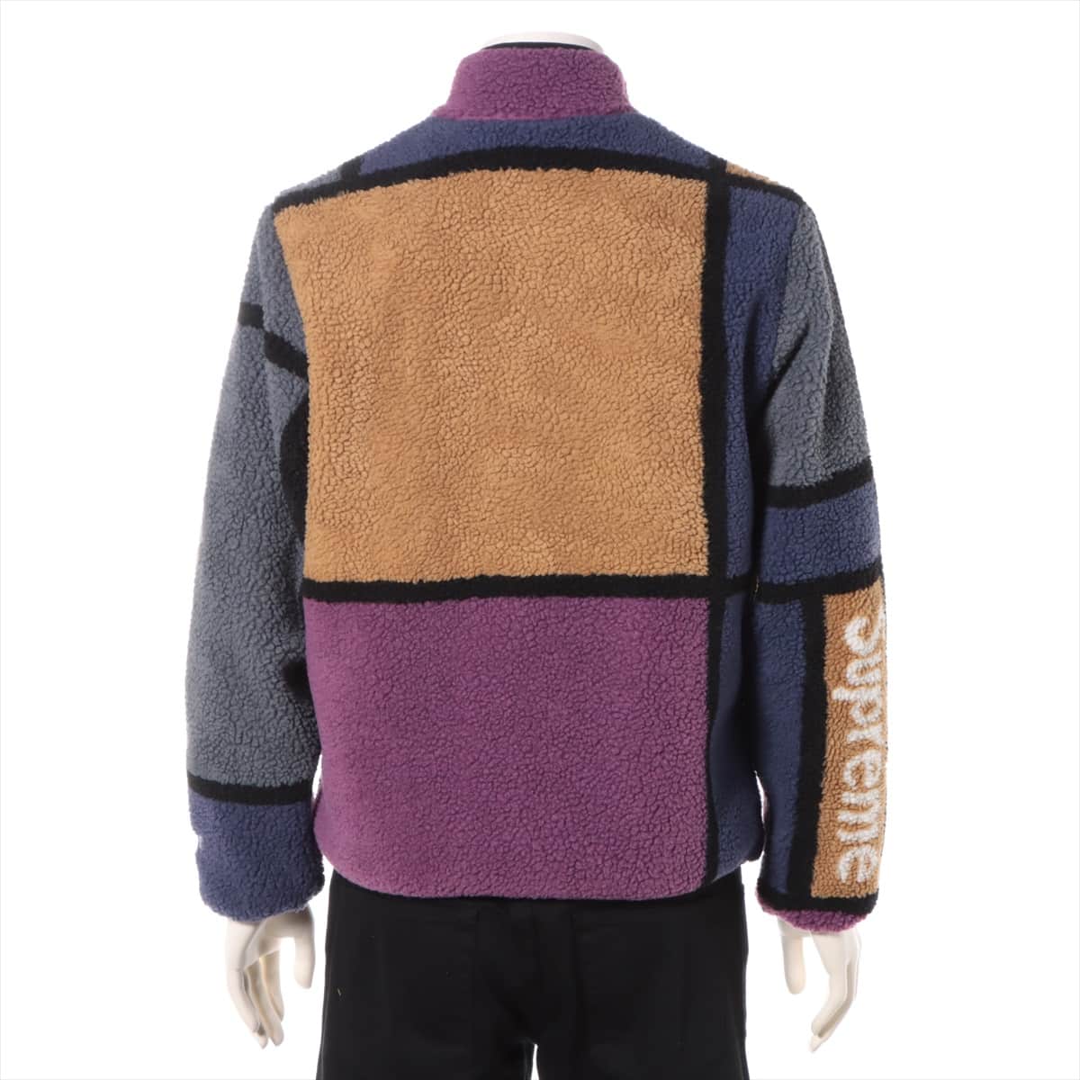 Supreme 20AW Polyester Jacket S Men's Multicolor  Gore-Tex Reversible Colorblocked Fleece Jacket