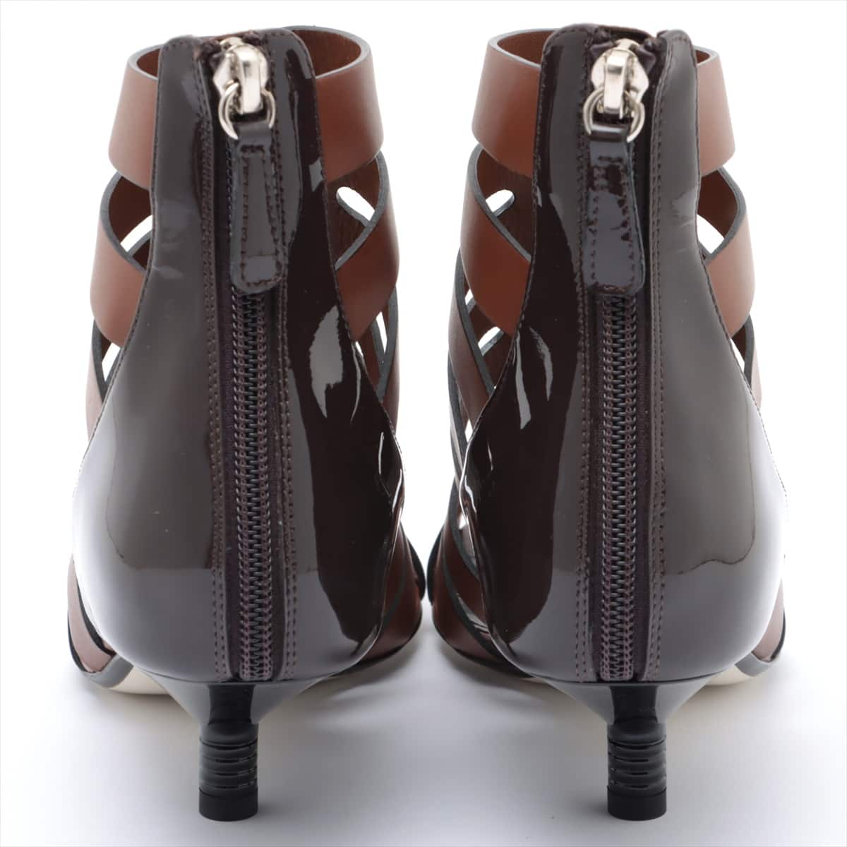 Loewe Leather & patent Sandals 36 Ladies' Brown