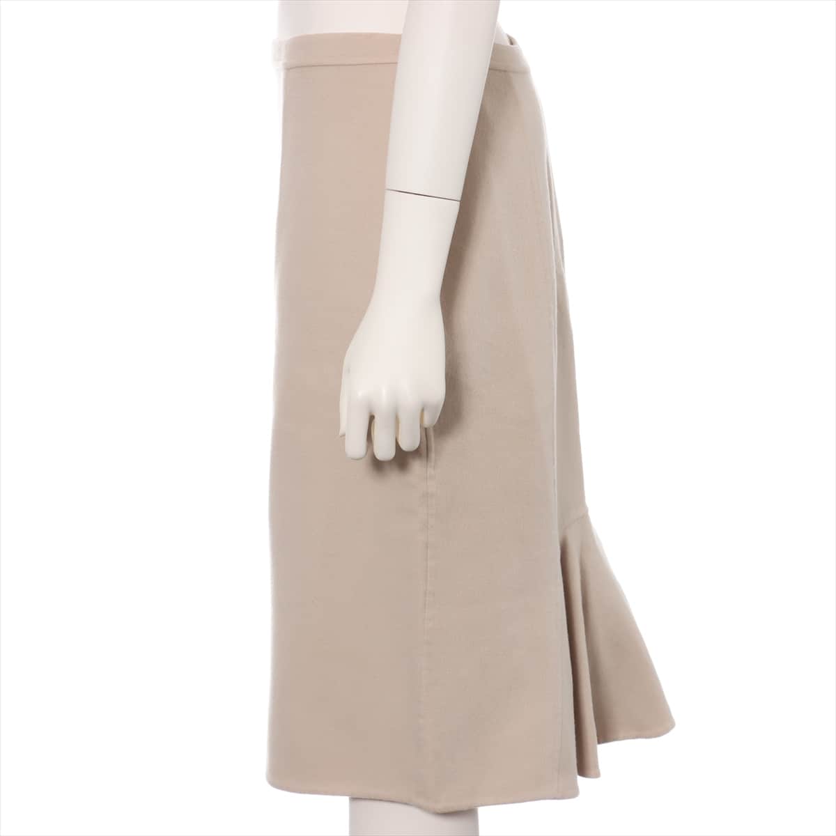 Christian Dior Cashmere Skirt F 40 Ladies' Beige
