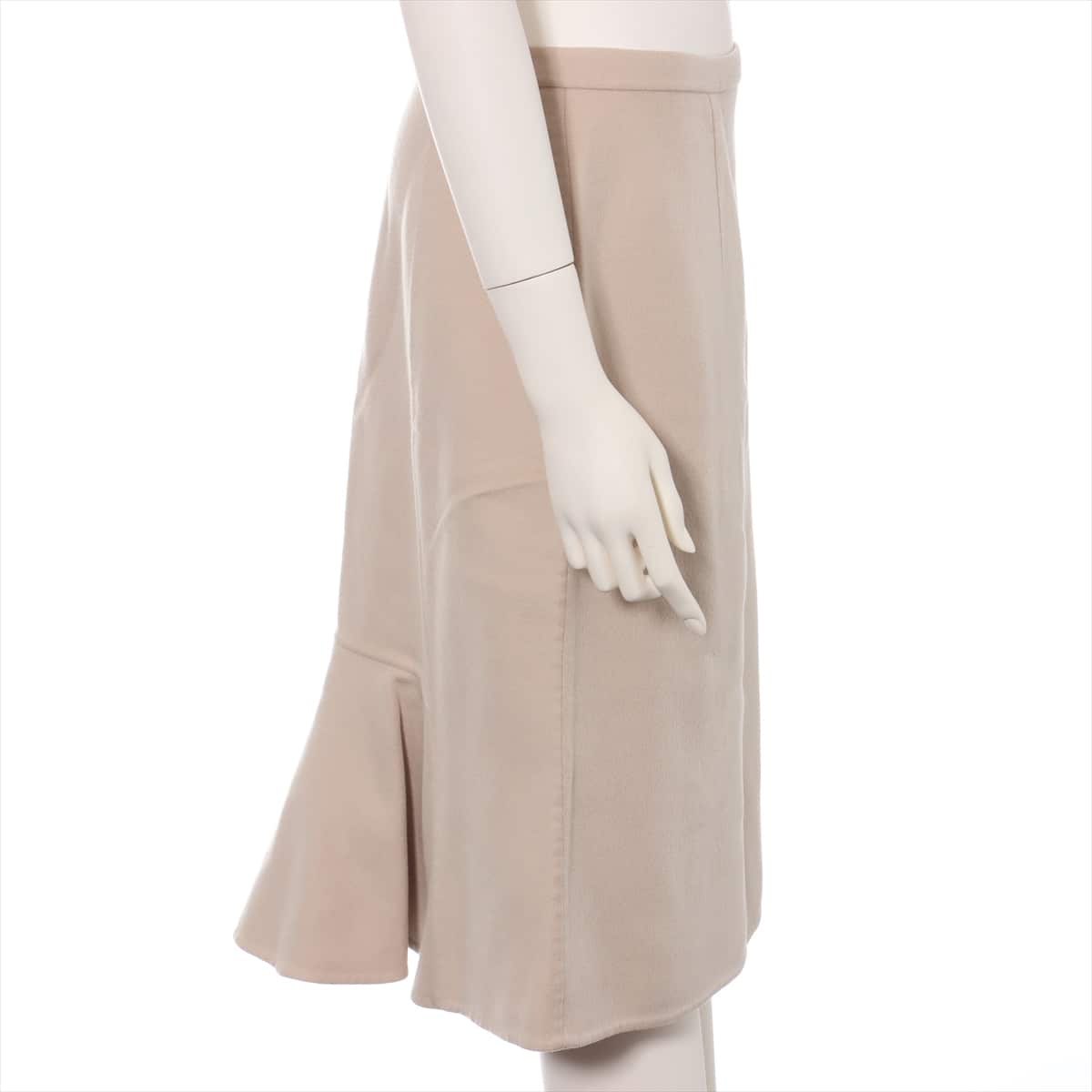 Christian Dior Cashmere Skirt F 40 Ladies' Beige