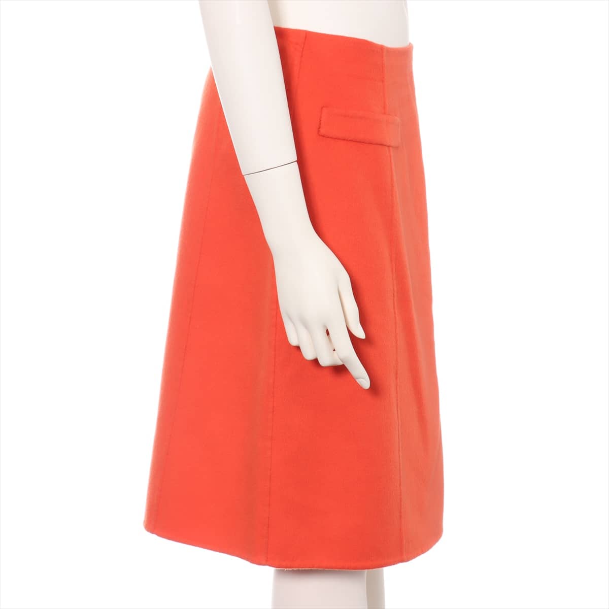 Christian Dior Cashmere Skirt F 40 Ladies' Orange