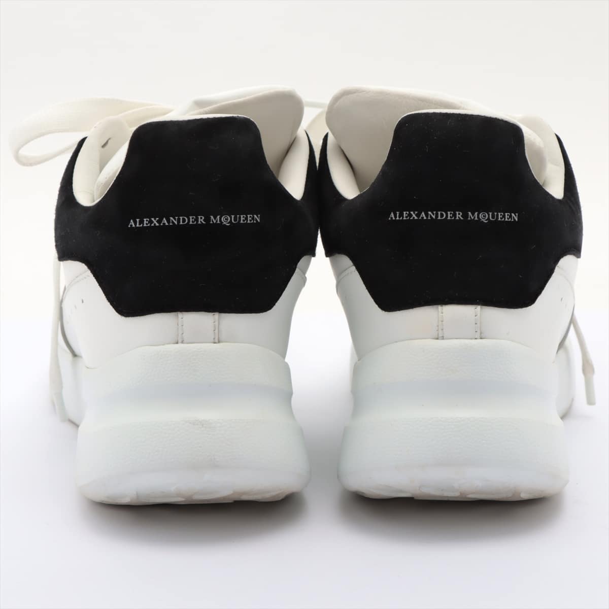 Alexander McQueen Leather Sneakers 38D Ladies' White