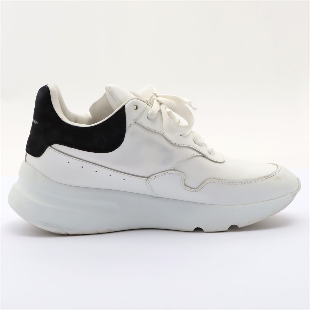 Alexander McQueen Leather Sneakers 38D Ladies' White