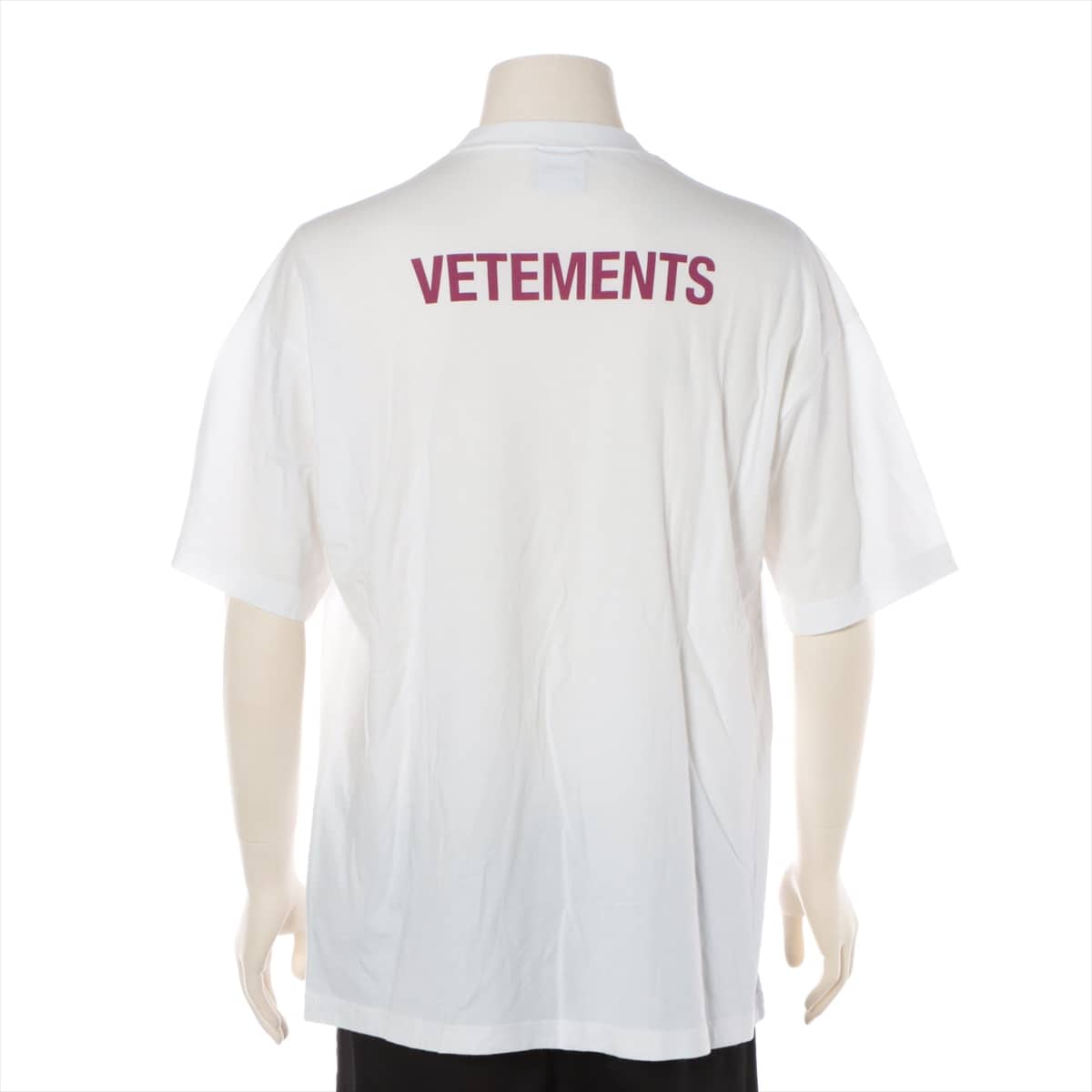 Vetements 18SS Cotton T-shirt S Men's White  Logo